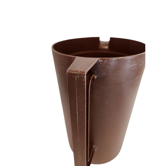 Vintage Tupperware Brown Plastic Pitcher With Handle - Made In USA NO. 1416-3 no - Picture 8 of 13